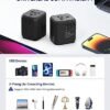 ELEGRP Universal Travel Adapter, International Travel Power Adapter with USB C Port, Travel Worldwide Essentials Wall Charger, Type C/G/A/I All in One Power Adapter, FCC, 1 Pack - Image 5