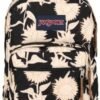 JanSport Right Pack Backpack - Durable Daypack with Padded 15" Laptop Sleeve, Spacious Main Compartment & Integrated Water Bottle Pocket - Black Sketch Sunflower
