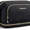 BAGSMART Travel Makeup Bag, Cosmetic Bag Make Up Organizer Case,Large Wide-open Pouch for Women Purse for Toiletries Accessories Brushes