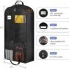 6.5" Gusseted Heavy Duty Garment Bags for Travel 43" Suit Bags for Closet Storage Hanging Clothes Bag with Pockets Mens Suit Holder for Shirts, Coats, Dresses, 2 Pack - Image 2