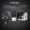 OneOdio Bluetooth Over Ear Headphones, 110 Hrs Wireless/Wired Stereo Sound Foldable Headsets with Deep Bass 50mm Neodymium Drivers for PC/Phone/Tablet - Studio Wireless Pro C, Black - Image 7