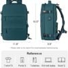 coofay Travel Backpack For Women Men Airline Approved Carry On Backpack Flight Approved Waterproof Sports Luggage Backpack Casual Daypack Small Hiking Backpack - Image 2