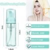 AREMOD 4Pcs 2 oz Lash Shampoo Foaming Bottle Empty Foaming Soap Dispenser Plastic Refillable Travel Pump Bottle for Hand Soap, Shampoo for Toiletries(Green) - Image 2