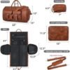 Garment Bag for Travel, Convertible Carry on Garment Duffel Bag for Men 3Pcs Weekender Bag 2 in 1 Hanging Suitcase Suit Bag - Image 5