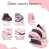Rolling Backpack for Girls Elementary School Students with Wheels Bookbags Kids trolley Tie Rod Schoolbag Teens Travel Bag - Image 4