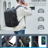 Fenree.geer Travel Backpack for Men, Flight Approved Carry On Luggage Backpack with USB Port, Water Resistant Expandable Computer Daypack, 17.3 Inch Black Business Laptop Backpack for College/Work - Image 3