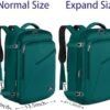 MATEIN Travel Backpack Personal Item Size, Carry on Backpack for Airplanes, Simple Backpack with Trolley Sleeve, Gifts for International Travelers, 35L, Peacock Blue - Image 6