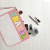 WOLECX Clear Makeup Bags, Chenille Letter Bag Clear Pouches With Zipper, Multi-Purpose PVC & Nylon Clear Cosmetic Bag, Snack STUFF Bags For Travel - Image 8