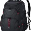 VANKEAN 17.3'' Travel Laptop Backpack TSA Friendly, Water Resistant Anti Theft Extra Large College Backpacks with RFID Pockets, USB Port for Men Women Business Work Bag, Black