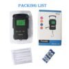 YAGSUW Portable Electronic Hook Scale Digital Hanging Bag Luggage Weight Scale Fishing Scale with Measuring Tape 165Lb Black - Image 7