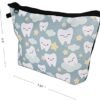 YOUYA DENTAL Cosmetic Bag for Women, Makeup Bags Adorable Teeth Pattern Roomy Portable Travel Toiletry Bag Makeup Pouch Organizing Small Items Accessories Organizer Cute Gifts - Image 3