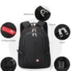 CROSSGEAR Laptop Backpack Water-resistant Bookbag Work Business Daily BackPacks Utility Travel carry on Computer Bag Commuter Office Carrying Case Fits 15.6”Laptop, Airline Approved Bag for Men - Image 3