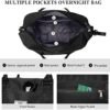 Travel Duffel Bag for Women,Overnight Weekender Bag with Trolley Sleeve,Carry On Tote Bag Sports Gym Bag - Image 4