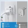 European Travel Plug Adapter, US to Europe Plug Adapter with 2 US Outlets, 3 USB-A & 2 USB-C Ports, Detachable Type C Outlet Adapter Charger for Most of Europe Italy Spain Iceland Portugal (X232C) - Image 7