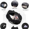 Gym Bag for Women Men, Sport Duffel Bag with Toiletry Bag & Shoe Compartment,Waterproof Travel Weekender Overnight Carry on Bag for Yoga with Trolley Sleeve, Black Set - Image 7
