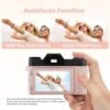 Vlogging Camera, 4K 48MP Digital Camera for Photography, 16X Digital Zoom, Vlogging Camera for YouTube with180 Degree Flip Screen, Wide Angle Lens, 2 Batteries and 64GB Micro SD Card (Pink) - Image 3
