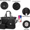 Duffle Bag for Travel, Weekender Bag with Shoe Compartment, Carry On Overnight Bag for Women with Toiletry Bag, 50L Gym Bag with Wet Pocket, Hospital Bags for Labor and Delivery - Image 3