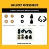 DEWALT Wireless Bluetooth Neckband Headphones — Neckband Earphones with 15H Playtime — Noise-Isolating Wireless Earbuds — Jobsite Pro Built-in Mic for Crystal-Clear Calls - Image 7