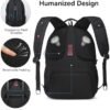 CROSSGEAR Laptop Backpack Water-resistant Bookbag Work Business Daily BackPacks Utility Travel carry on Computer Bag Commuter Office Carrying Case Fits 15.6”Laptop, Airline Approved Bag for Men - Image 4