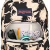 JanSport Right Pack Backpack - Durable Daypack with Padded 15" Laptop Sleeve, Spacious Main Compartment & Integrated Water Bottle Pocket - Black Sketch Sunflower - Image 4