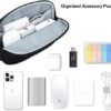 Travel Case Organizer for Small Electronics and Accessories,Tech Bag, Travel Essentials for Mouse, Cord, Charger, Phone, Earphone, Power Bank, Hub, Toiletries, Cosmetics, Personal Items (Black) - Image 4