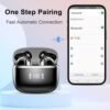 Wireless Earbud, Bluetooth 5.3 Headphones 40H Ear Buds Deep Bass Stereo with Mini Charging Case, Bluetooth Earbud with Dual Mics Call, IP7 Waterproof in-Ear Earphones for Android iOS TV Phone Sports - Image 6
