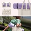 BAGSMART Large Tote Bag For Women, Travel Shoulder Bag Top Handle Handbag with Yoga Mat Buckle for Gym, Work, Travel - Image 2