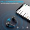 yobola Wireless Earbuds, Bluetoth Earbuds, IPX5 Waterproof Wireless Headphones Touch Control, Bluetoth Headphones 5.1 Built-in Microphone, 25 Hrs with USB-C Charging with Running/Fitness - Image 6