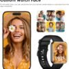 Smart Watch, Fitness Tracker with Heart Rate, SpO2 and Sleep Monitor, 42mm Swimming Waterproof Watch, Fitness Watches for Women Men, Step Tracker, Smartwatch Compatible with iOS Android Phones - Image 7
