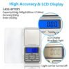 WOWOHE Food Travel Scale Portable Pocket Scale Gram Capacity 500g Degital Kitchen Small Miniature Scale Lab Measuring Scale High Precision - Image 2