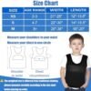 Weighted Vest for Kids (Small, Ages 4 to 7) with Sensory Issues Compression Vest for Kids Including 6 Removable Weights Black - Image 3