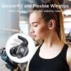 Wireless Earbuds Bluetooth Headphones with Wireless Charging Case 32H Playback LED Display in Ear Earphones Waterproof Ear buds Built in Mic Stereo Bass for iPhone Samsung Android Sport Workout Gym TV - Image 4