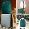 MATEIN Travel Backpack Personal Item Size, Carry on Backpack for Airplanes, Simple Backpack with Trolley Sleeve, Gifts for International Travelers, 35L, Peacock Blue - Image 2