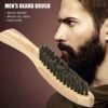 Beard Brush, Professional Men Beard Brush, Small Travel Beard Brush, Travel Portable Oil Head Styling Beard Grooming Brush Strong toughness not easy to fall off easy to use - Image 2