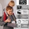 Digital Camera - 4K 44MP UHD Digital Cameras for Photography - Autofocus Point and Shoot Vlogging Camera with 16X Zoom, 32GB SD Card, 2 Batteries - Compact Small Camera for Kids Teens Boys Girls - Image 6