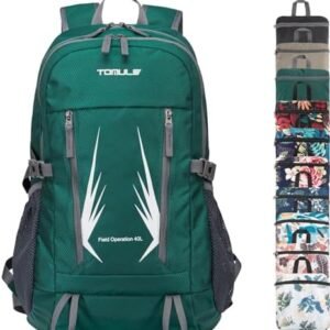 TOMULE Day Hiking Backpack for Women,Small Waterproof Backpack for Women,Lightweight Travel Backpack for Women 40L