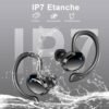 Wireless Earbuds Bluetooth Headphone Sport, 2024 Bluetooth 5.3 Earbud 14.2mm Driver Stereo Over Ear Buds, 48Hrs Earphone with Earhook, Noise Cancelling Mic, IP7 Waterproof Headset for Workout/Running - Image 7