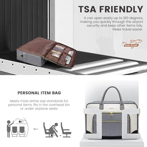 LOVEVOOK Travel Duffel Bag,Weekender Bags for Women,Overnight Bag with Wet Pocket,Hospital Bag for Labor and Delivery - Image 7
