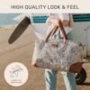 Jadyn Women's Softside Duffle Bag with Vegan Leather Accents - Image 3