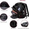 Swissdigital Design Men's Laptop Backpack for College and Business Travel with Integrated USB Charging Port and RFID Protection Fits Laptops up to 15.6 inch (CIRCUIT J14-BR) - Image 4