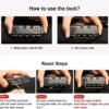 LOVEVOOK Travel Laptop Backpack Waterproof Anti Theft Backpack with Lock and USB Charging Port Large 17-17.3 Inch Computer Business Backpack for Men Women Black - Image 6