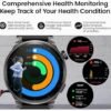 TOZO S5 Smart Watch (Answer/Make Calls), 1.43’’ AMOLED Smart Watches for Men Women 100+ Sport Modes Fitness Watch with Blood Oxygen/Sleep/Heart Rate Monitor, IP68 Waterproof Smartwatch Black - Image 5