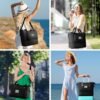 Pool Travel Duffle Bag - Overnight Shoulder Bag for Women, Waterproof Weekender Bag Carry On Tote Bags Sports Tote Gym Bag for Women - Image 7