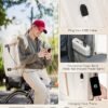 MATEIN Carry on Backpack for Women, 52L TSA Travel Laptop Backpack with USB Charging Port & Shoes Compartment, 17 Inch Extra Large Expandable Flight Approved Computer Bag with 2 Packing Cubes, Beige - Image 6