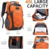 40L Hiking Backpack Lightweight Daypack Waterproof Travel Camping Backpack for Men Women Sport Packable - Image 2