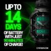 Vortex Smart Watch (Answer/Make Calls), Rugged Fitness Tracker IP69K Waterproof Compatible with Android and iOS Phone, 14 Days of Battery Military Durable - Image 3