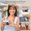 4K Digital Camera for Photography Autofocus, 48MP Vlogging Camera for YouTube with Viewfinder Dial Flash,16X Digital Zoom Portable Compact Travel Camera Anti-Shake for Teens,Adults,Beginners - Image 5