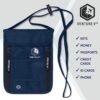 Travel Neck Wallet with RFID Blocking – Passport Holder Neck Pouch for Men and Women to Keep Documents Safe - Image 8