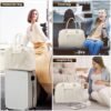 LOVEVOOK Travel Duffle Bag, Weekender Bags for Women with Laptop Compartment, Carry on Overnight Bag, Gym Duffel Bag - Image 7