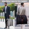 BALEINE Foldable Garment Bags For Travel, 42'' Premium Suit Bags For Men Travel, Carry On Garment Bags for Hanging Clothes (Black) - Image 6